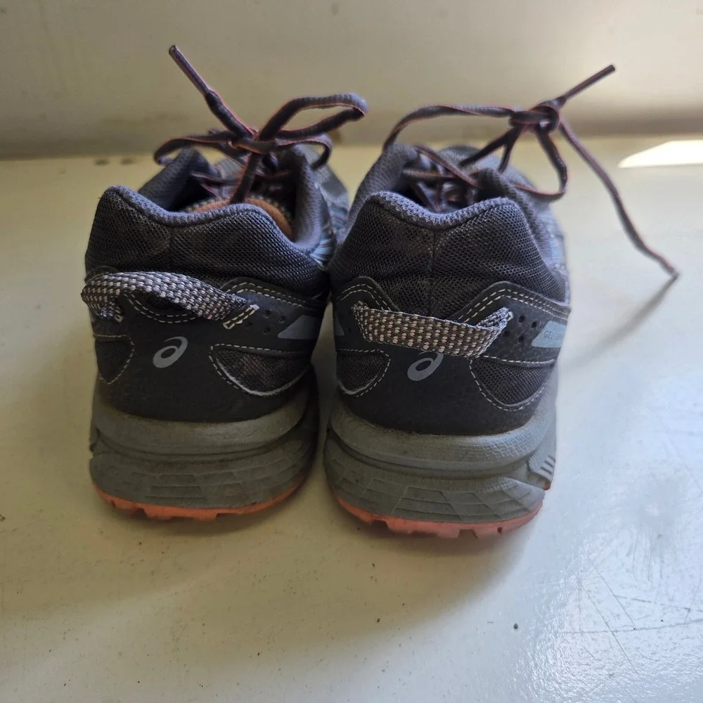 ASICS GEL-Venture 6 Womens Trail Running Shoes Carbon Black Pink T7G6N Size 8